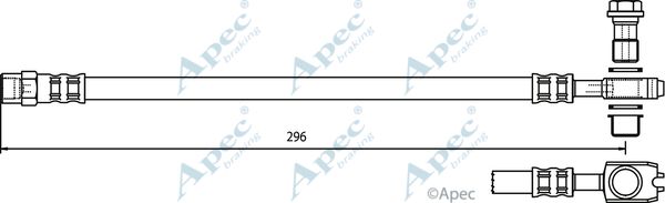 APEC BRAKING stabdžių žarnelė HOS3760